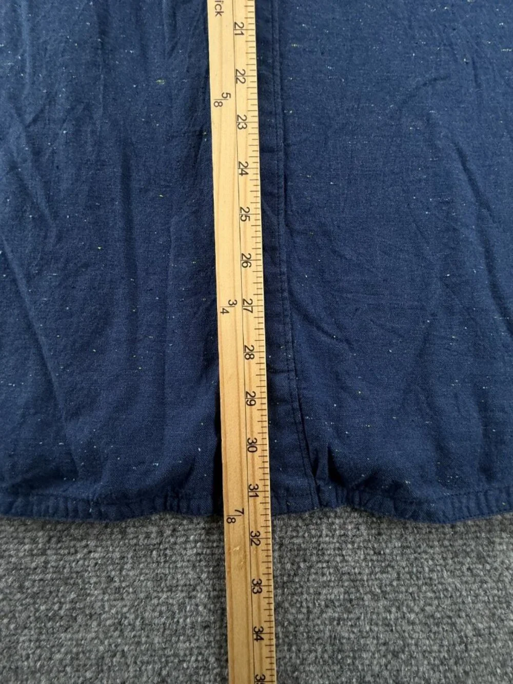 Tommy Bahama Blue Button Up Shirt Men Long Sleeve XLT Tall Combed Cotton Soft